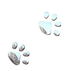 3D Dog Footprints Car Stickers