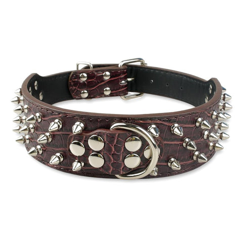 Studded Leather Dog Collars