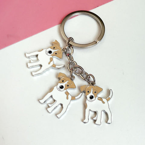 Bone Footprint Keychain