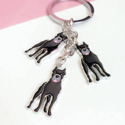 Bone Footprint Keychain