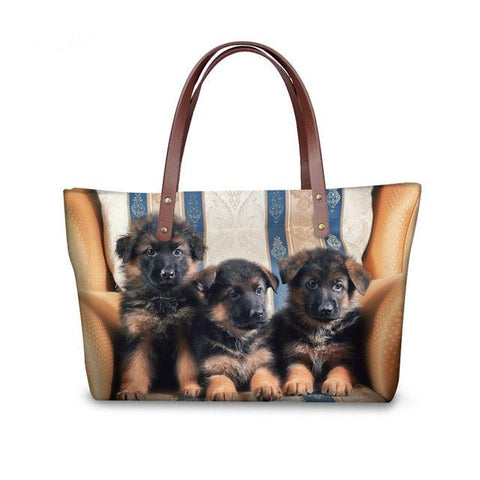 German Shepherd Prints Handbags