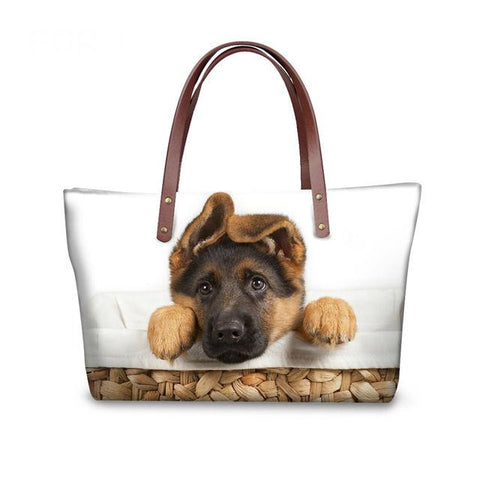 German Shepherd Prints Handbags