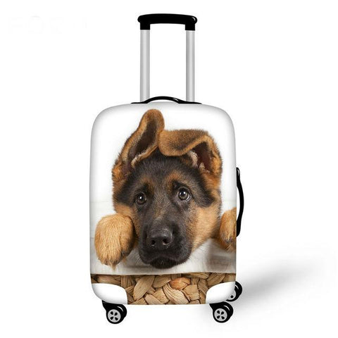 German Shepherd Prints Travel Bag