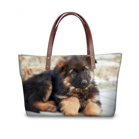 German Shepherd Prints Handbags