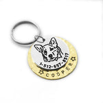 Customized German Shepherd Dog Tag