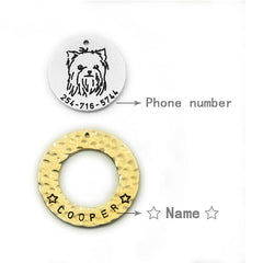 Customized German Shepherd Dog Tag