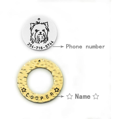 Customized German Shepherd Dog Tag