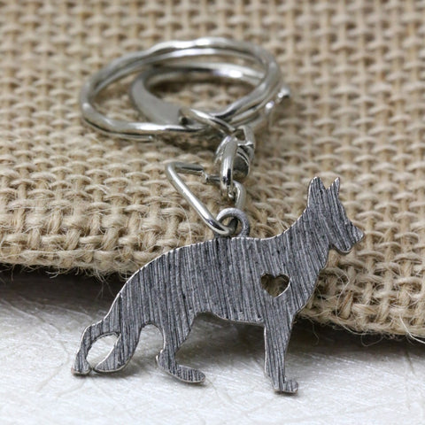 Silver Tone Keychain