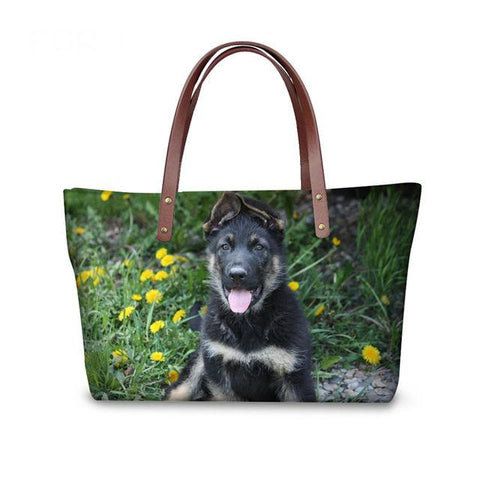 German Shepherd Prints Handbags