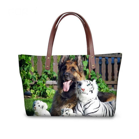 German Shepherd Prints Handbags