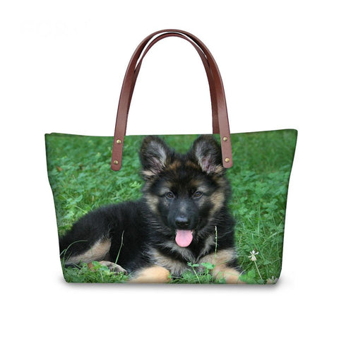 German Shepherd Prints Handbags