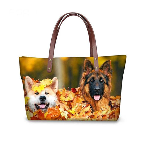 German Shepherd Prints Handbags