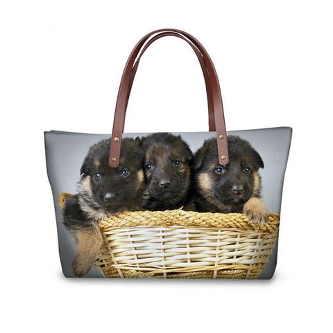 German Shepherd Prints Handbags