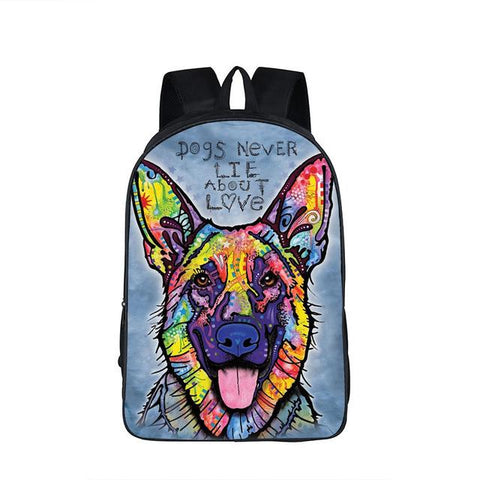 Animal German Shepherd Backpack