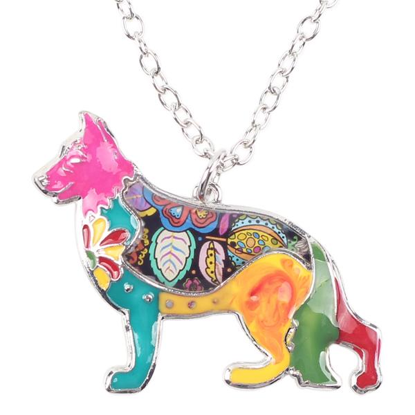 German Shepherd Dog Choker Necklace
