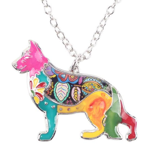 German Shepherd Dog Choker Necklace