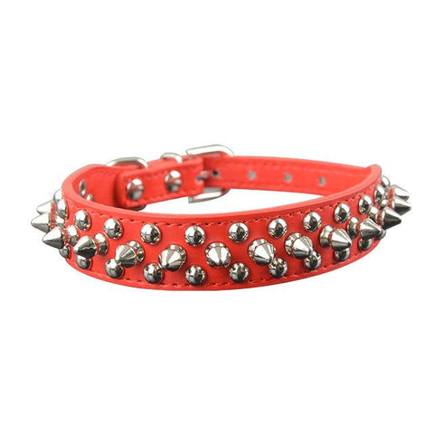Round Spikes Dog Collars