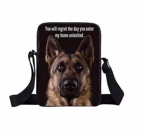 German Shepherd Mini Messenger Bag